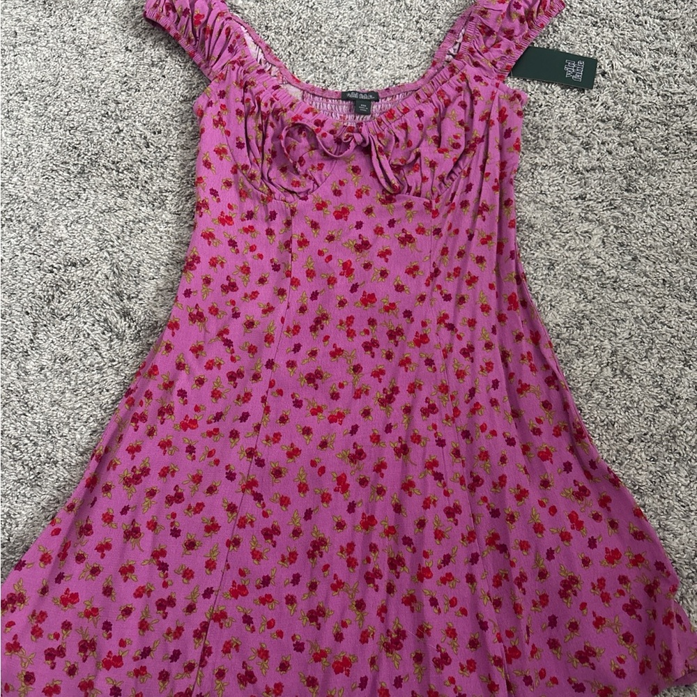 Wild Fable Pink Floral Mini Dress
